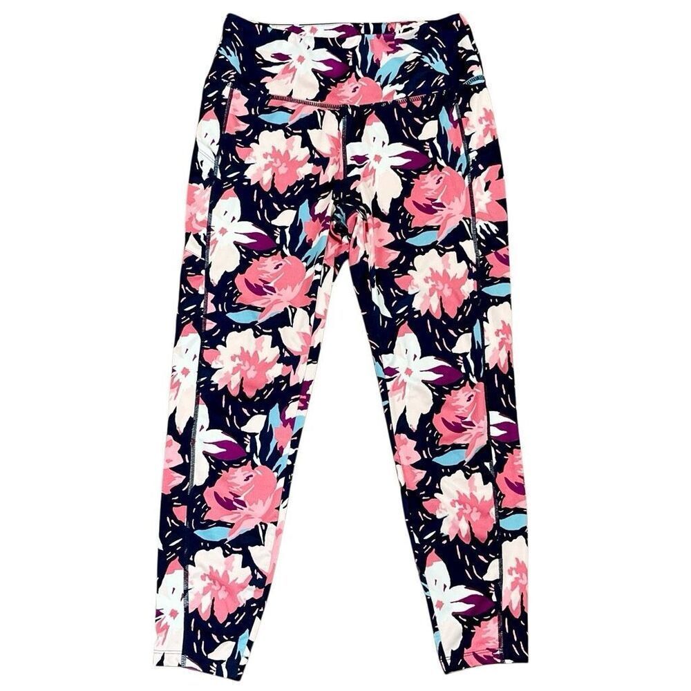 Cali Active Floral Activewear Leggings Medium